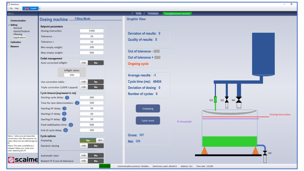 Logiciel SCAIME eNodView pour AAD